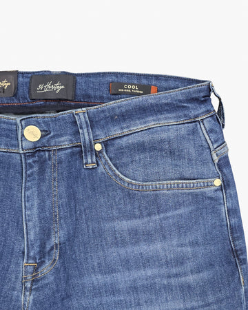 Cool Tapered Leg Jean in Dark Brushed Organic Ultra