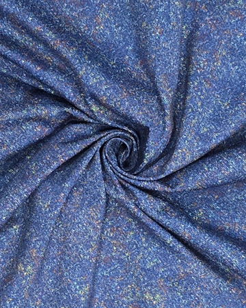 OoohCotton Sport Shirt in Navy Flecks