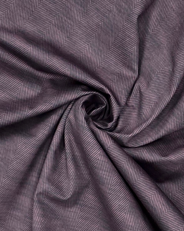 OoohCotton Sport Shirt in Burgundy Herringbone