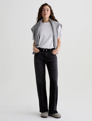 Kora High Waist Wide Leg Jean in Nebula