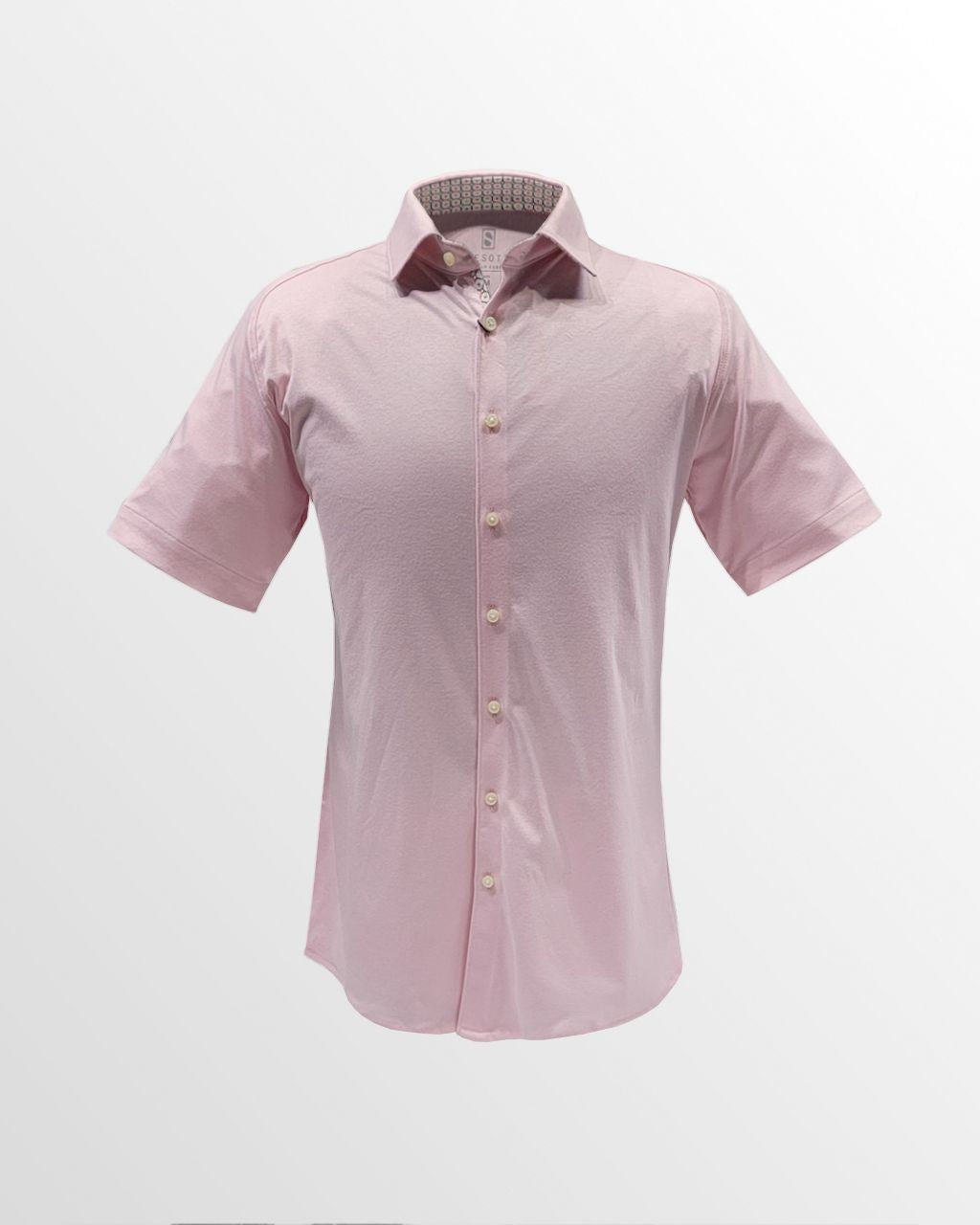 Desoto Short Sleeve Jersey Shirt in Pink