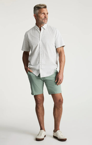 Arizona Shorts in Iceberg Green Twill