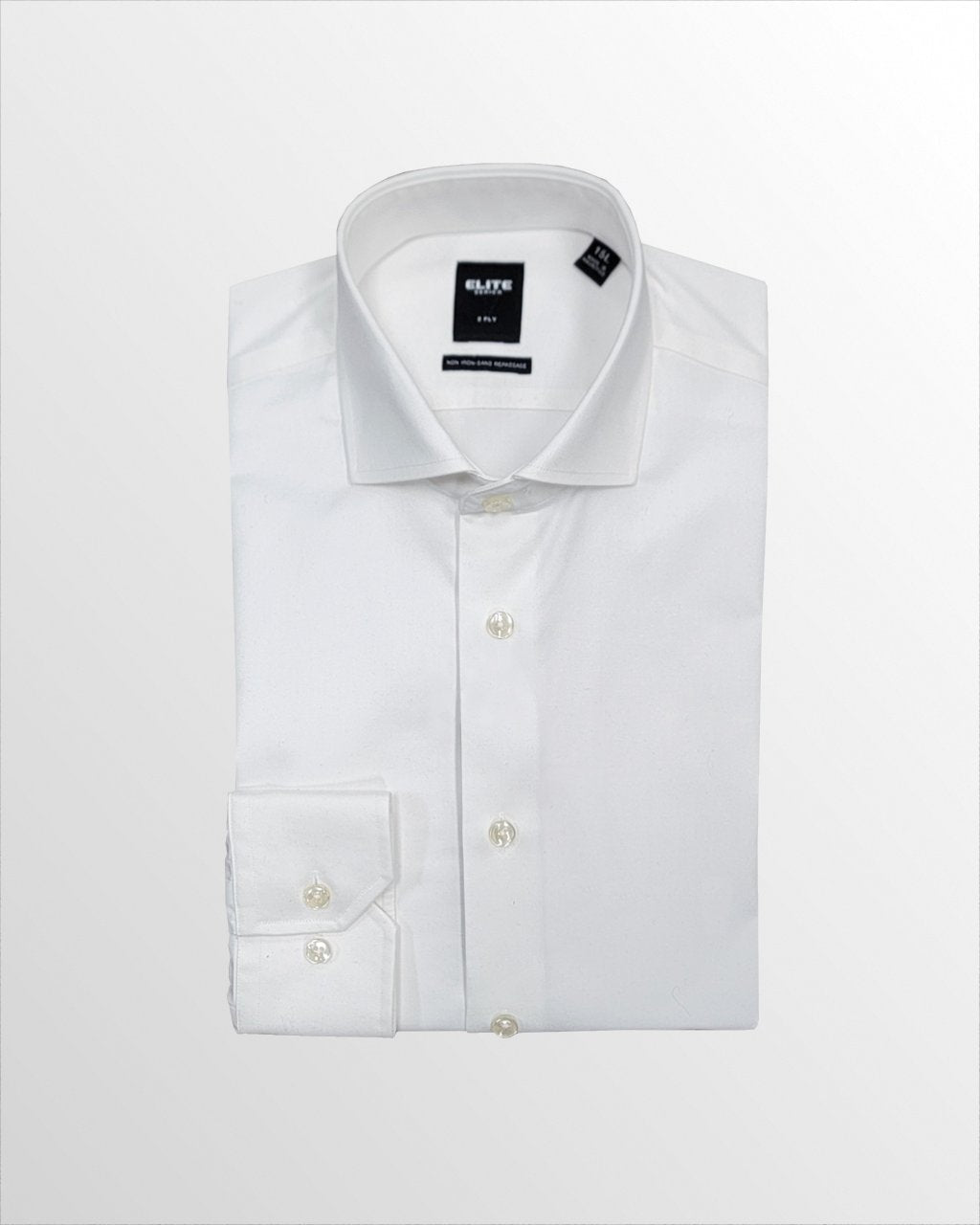 Serica Elite Twill Dress Shirt – Ivory