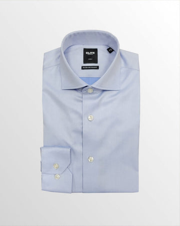Elite Twill Dress Shirt – Light Blue