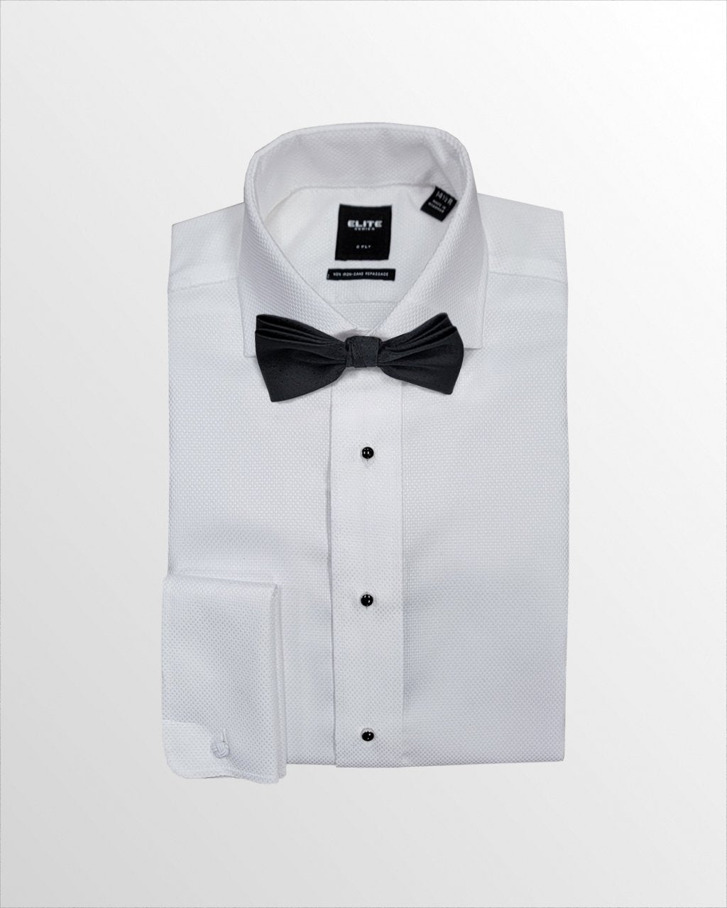 Serica Elite Tuxedo Shirt – White