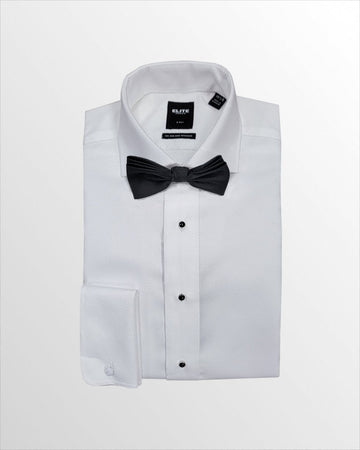 Elite Tuxedo Shirt – White