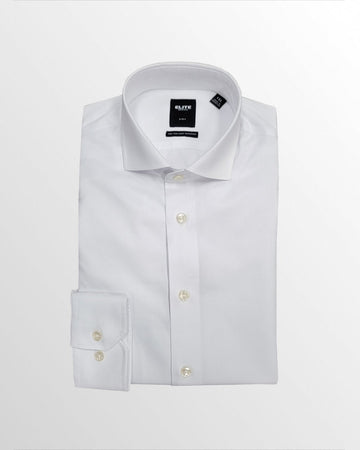 Elite Twill Dress Shirt – White