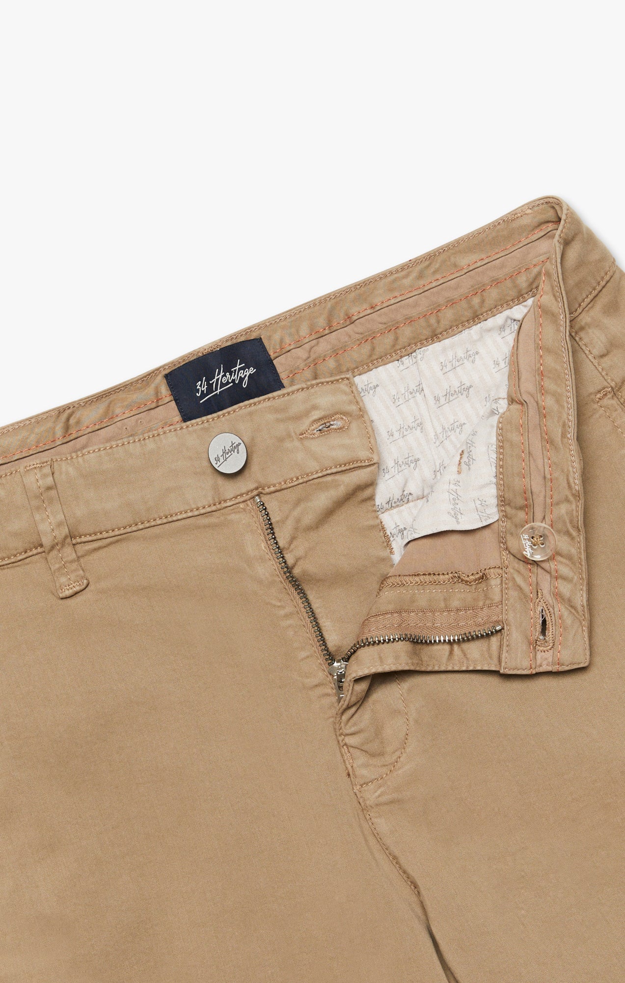 34 Heritage Nevada Shorts in Roasted Cahew Twill