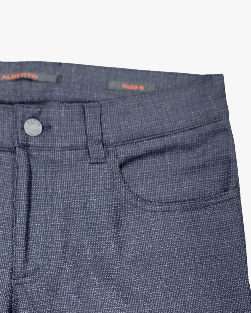 Pipe 5-Pocket Pants in Navy Texture