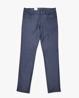 Pipe 5-Pocket Pants in Navy Texture
