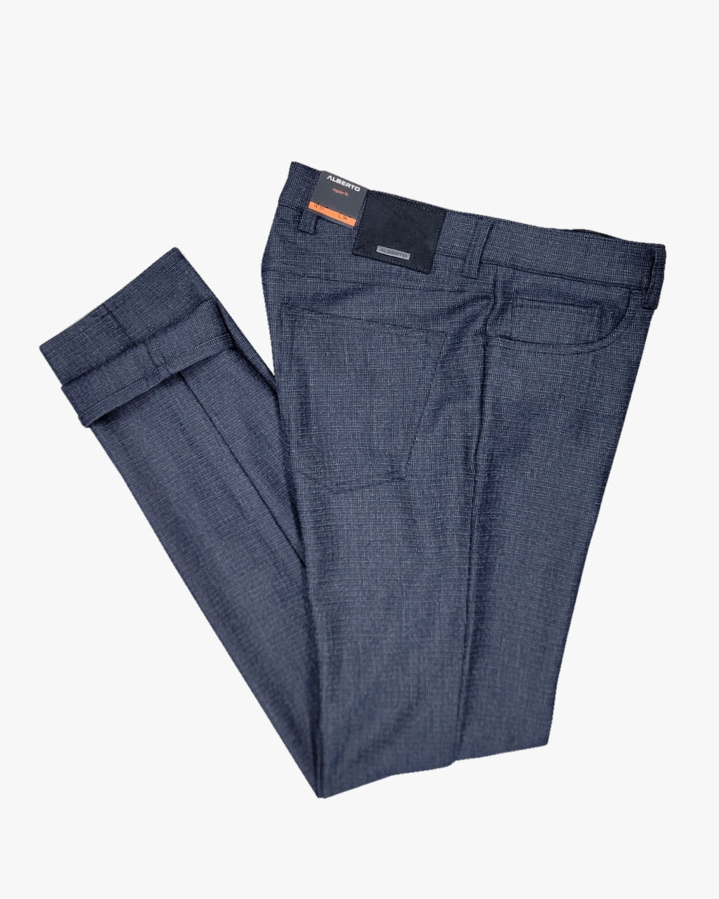 Pipe 5-Pocket Pants in Navy Texture
