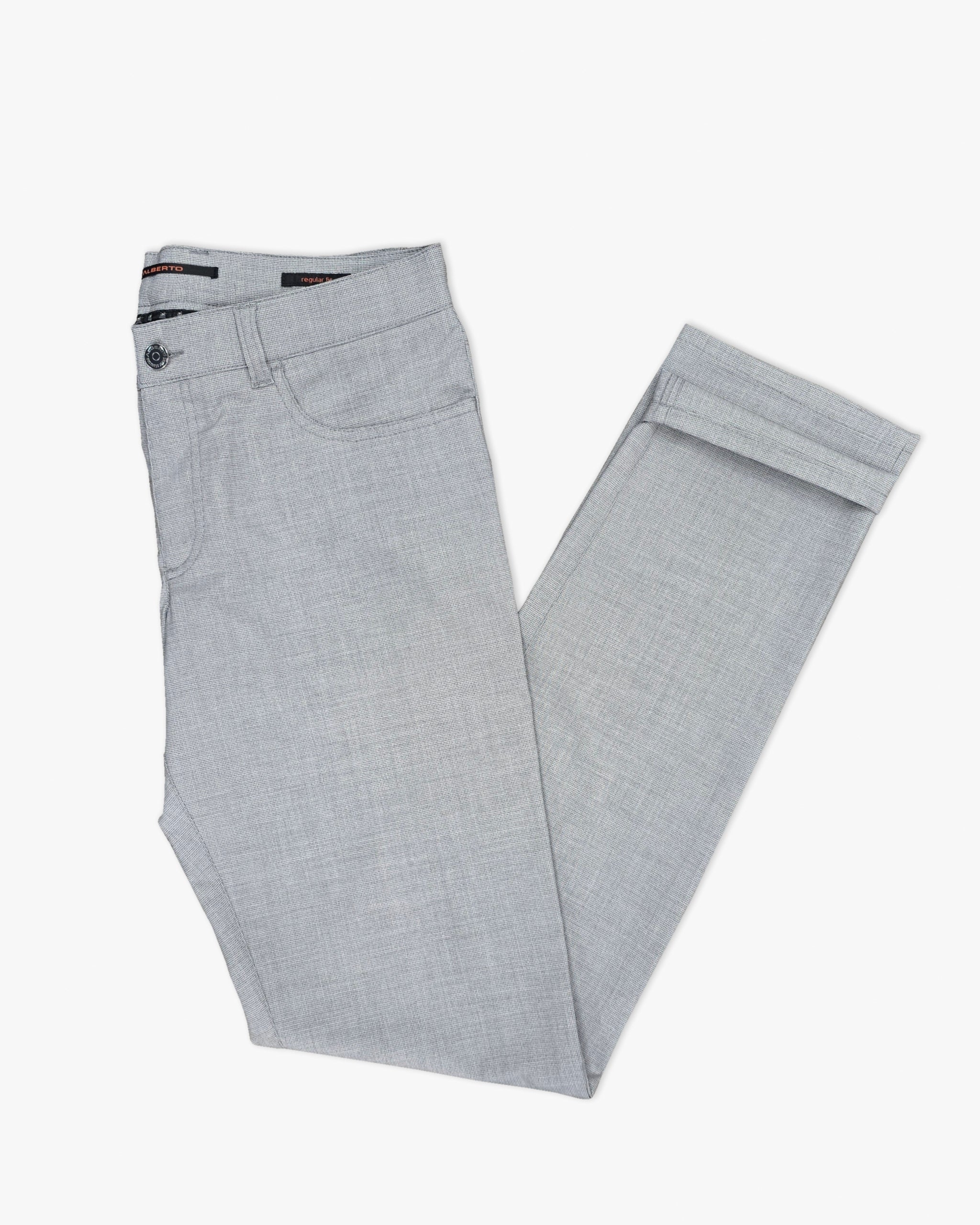 Pipe 5 Pocket Pant in Light Grey