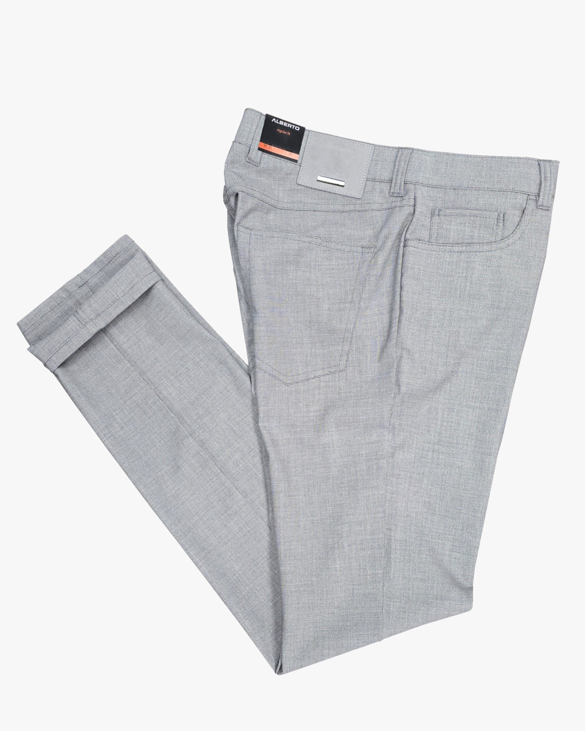 Pipe 5 Pocket Pant in Light Grey
