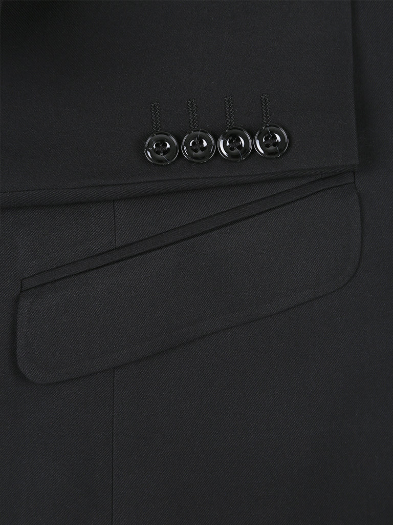 Slim Fit Suit in Black
