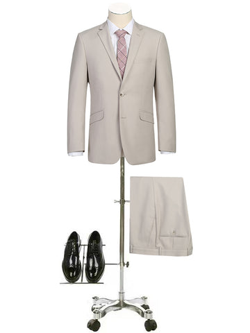 Slim Fit Suit in Cream