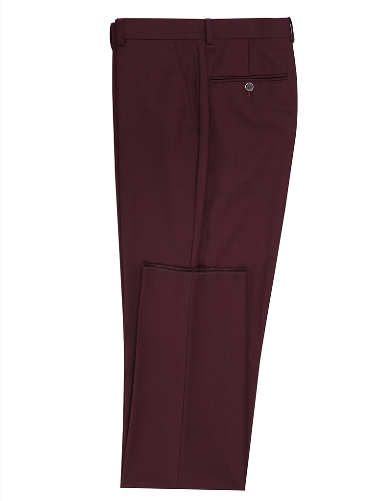 Slim Fit Suit in Burgundy