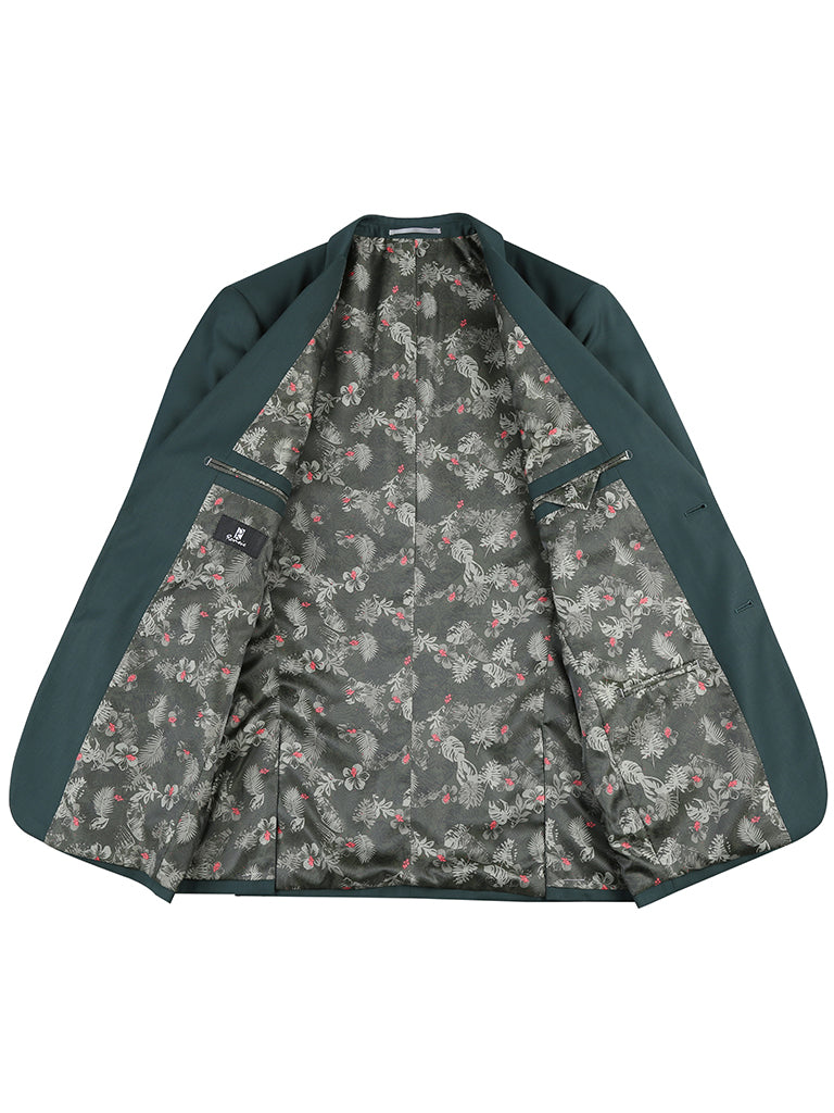 Slim Fit Suit in Forest Green