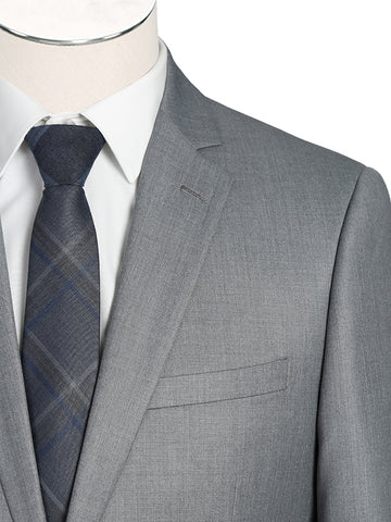 Slim Fit Suit in Silver Grey