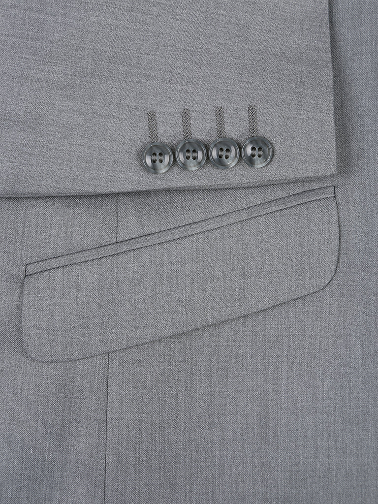 Slim Fit Suit in Silver Grey