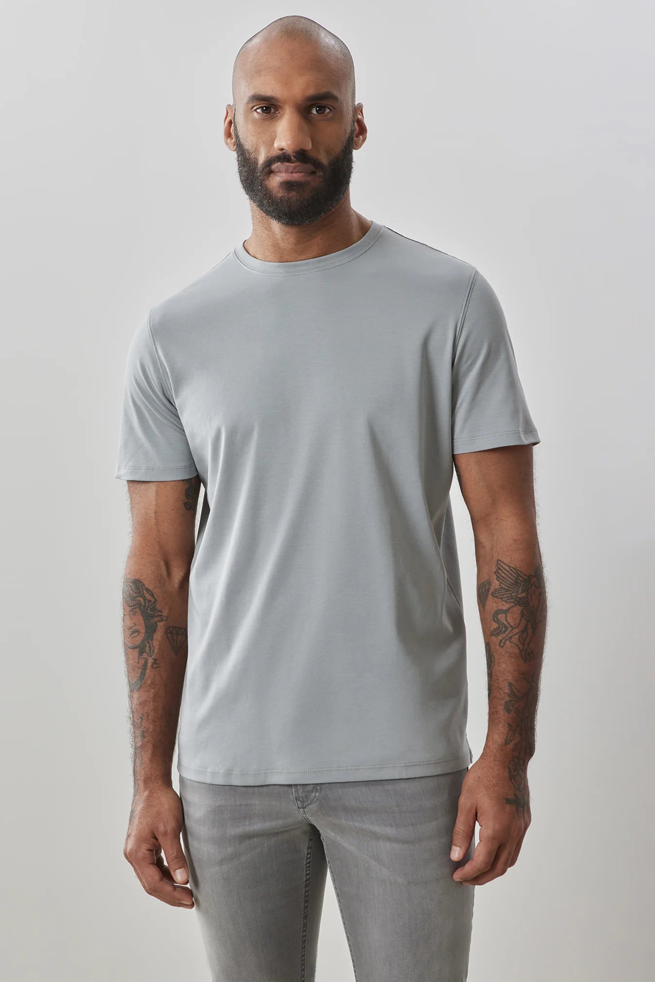The Barakett Tee in Monument Grey