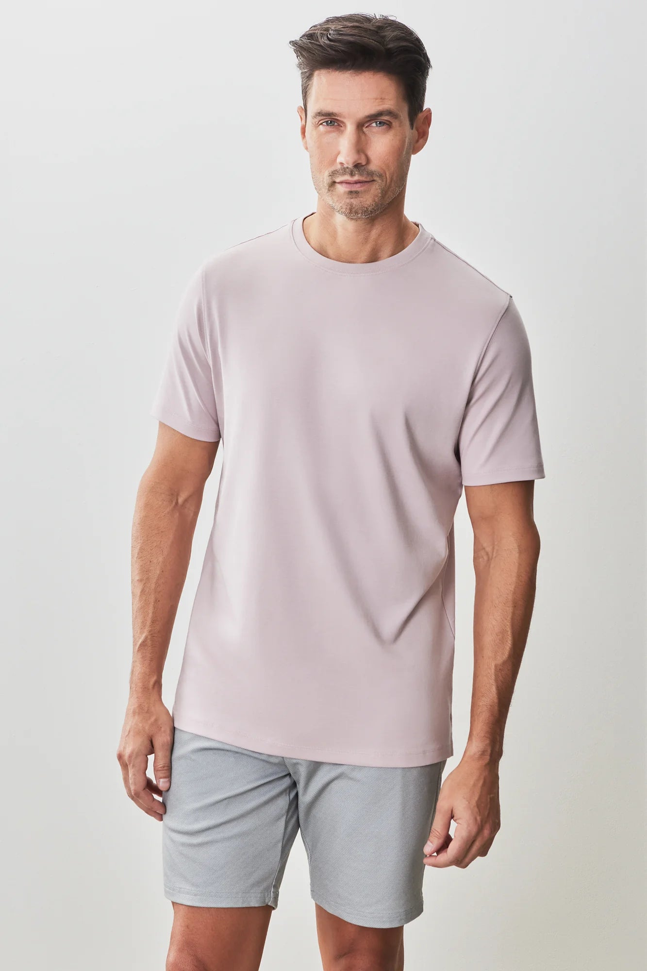The Barakett Tee in Pink Fog