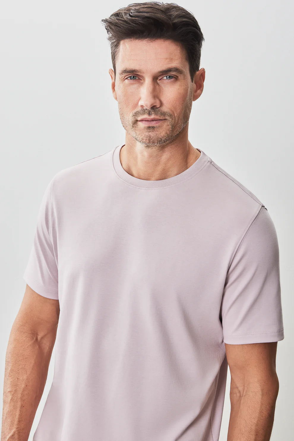 The Barakett Tee in Pink Fog