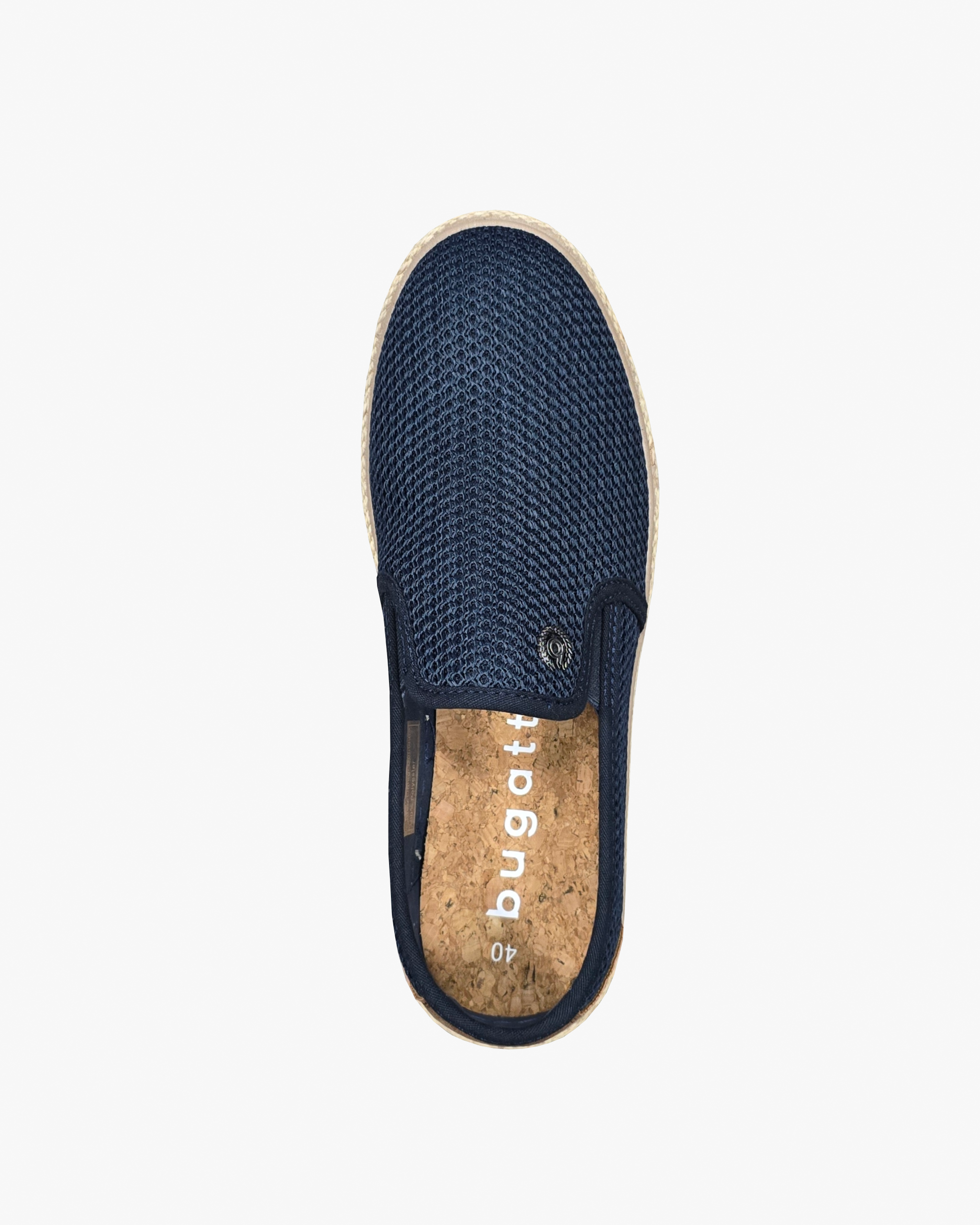 Woven Slip On in Dark Blue