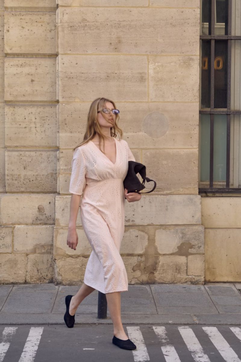 Joella Dress in Peach Whip