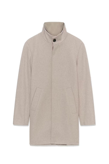 Harvey Wool Coat in Simply Taupe