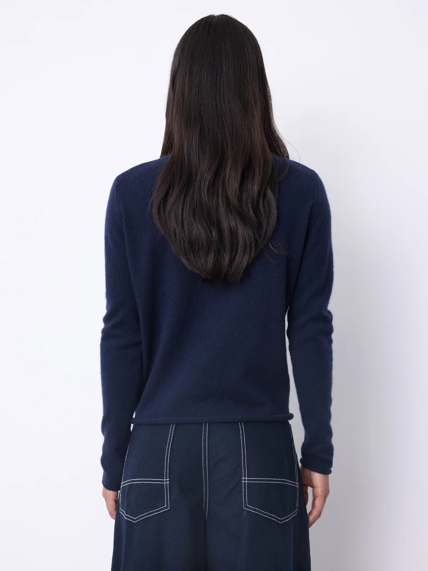 Ayla Cashmere Sweater in Marine