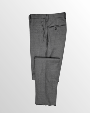 Slim Fit Wool Dress Pant in Charcoal