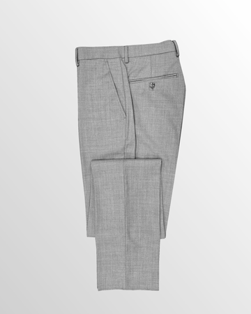 Wool Slim Fit Suit in Silver Grey