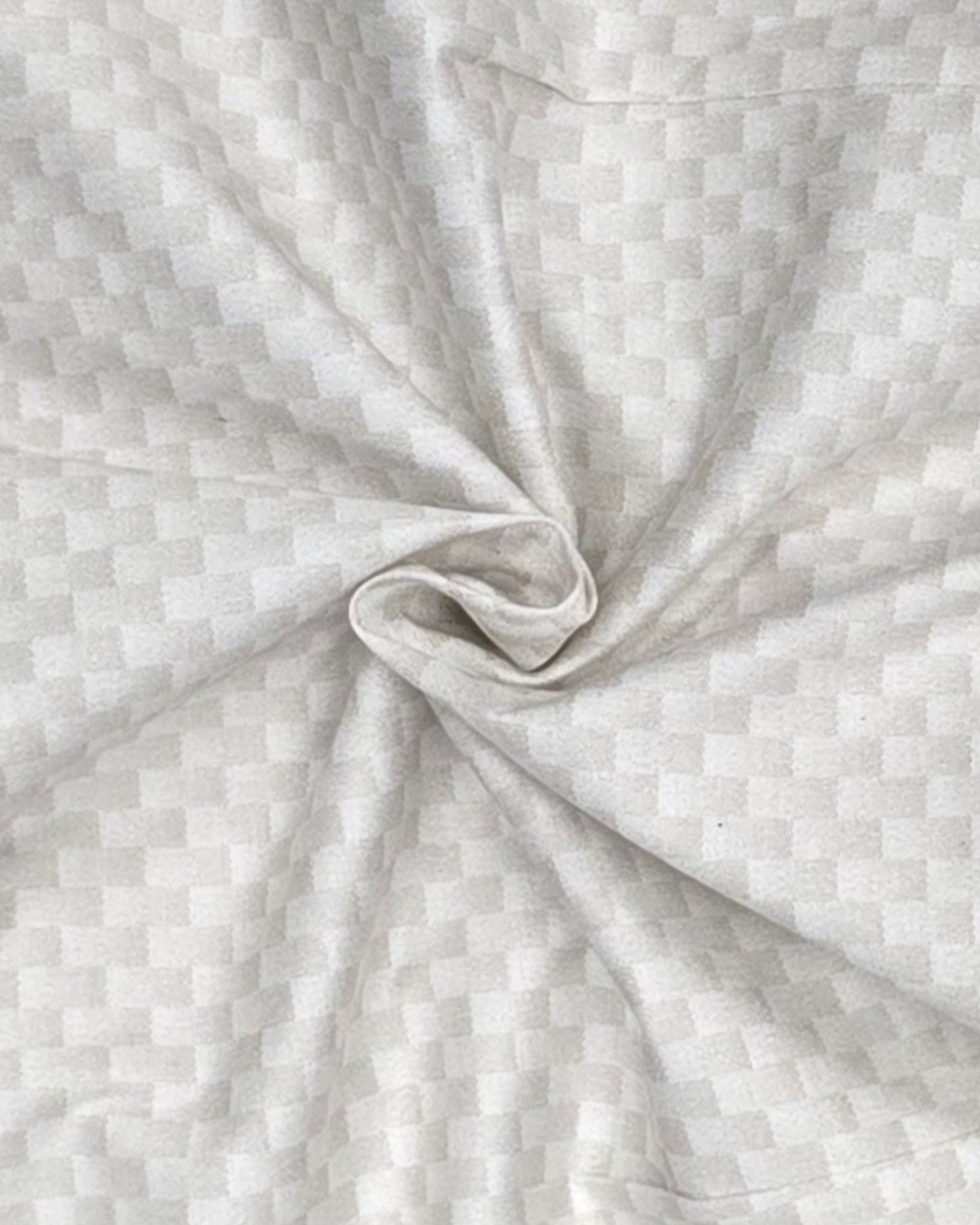Cotton Blend Sport Shirt in Sand