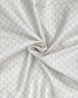 Cotton Blend Sport Shirt in Sand