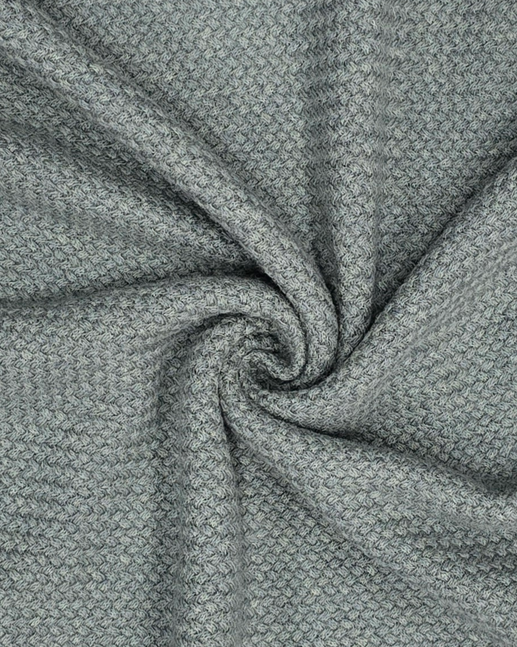 Textured Cotton Cashmere Pullover in Sage