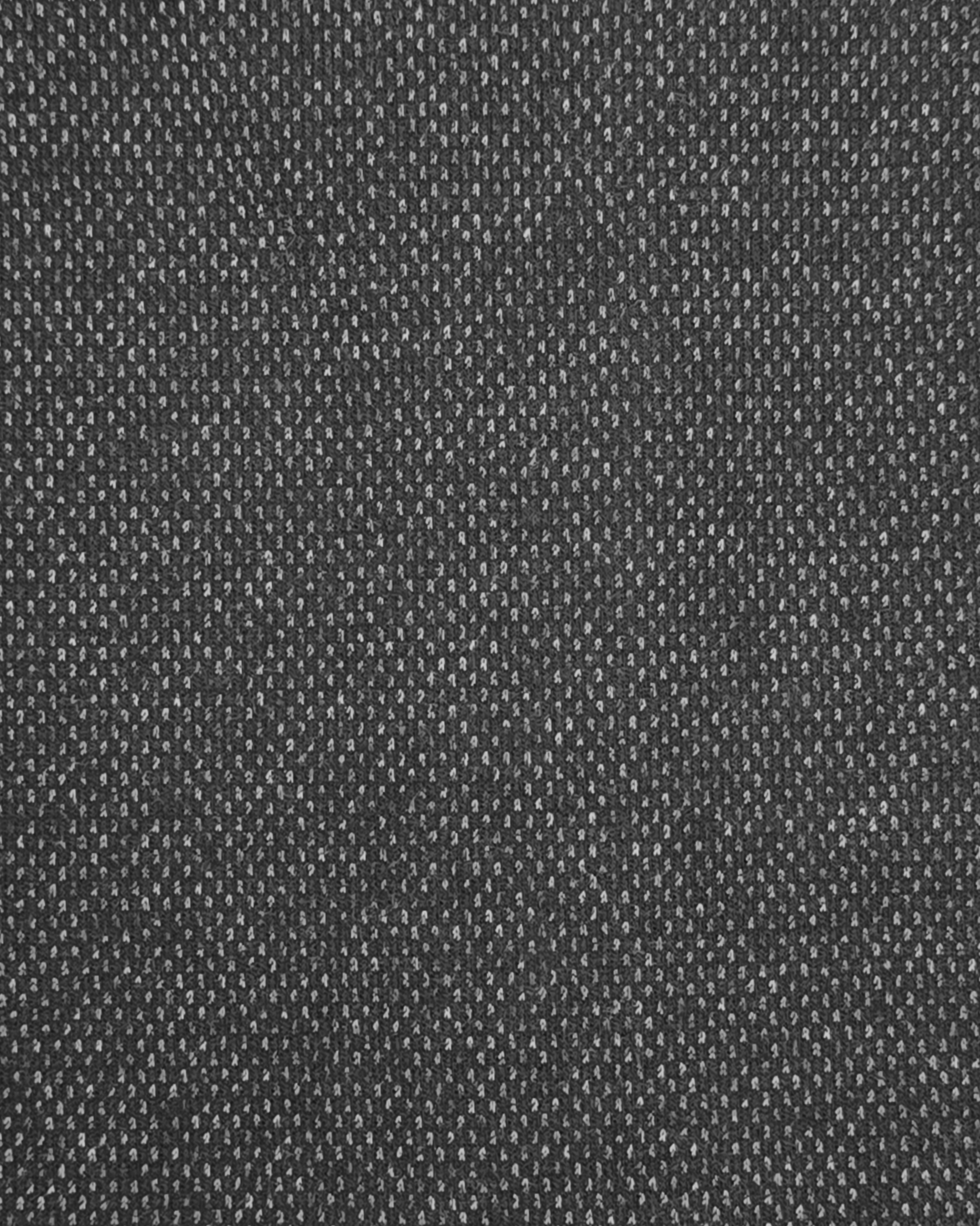 Textured Full Zip Knit Jacket in Black