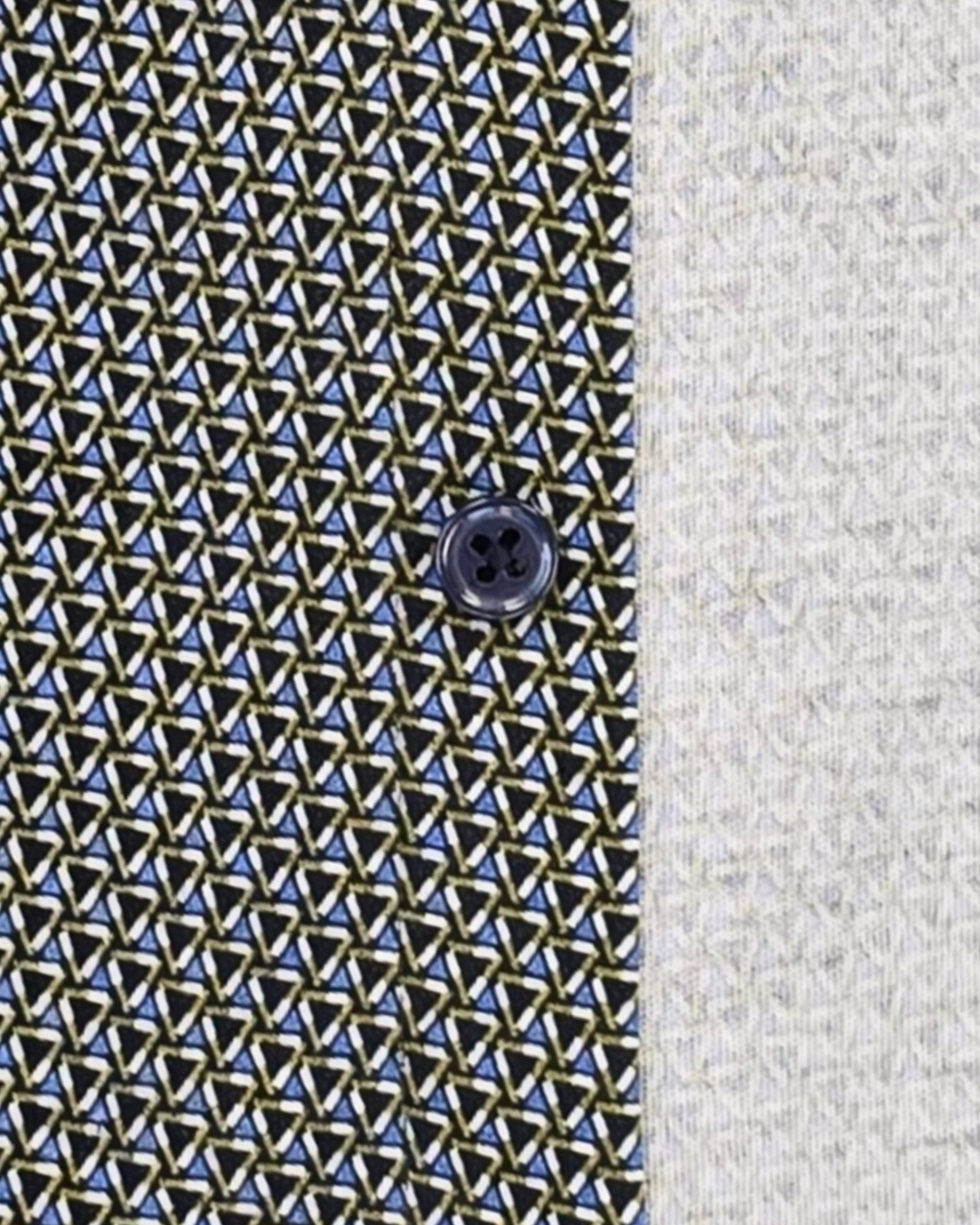 Jersey Stretch Slim Fit Casual Shirt in Golden Triangles