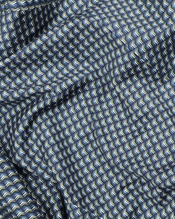 Jersey Stretch Slim Fit Casual Shirt in Quadruple Chevron