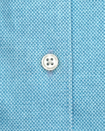 Short Sleeve Jersey Stretch Shirt in Oxford Teal