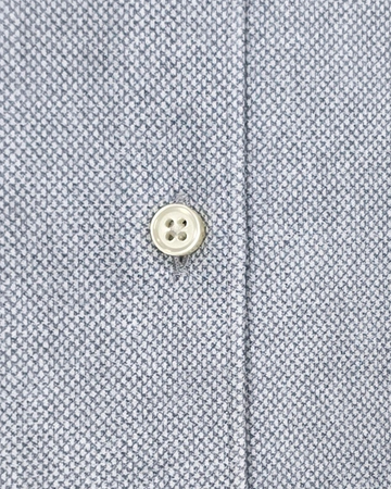 Short Sleeve Jersey Stretch Shirt in Oxford Blue