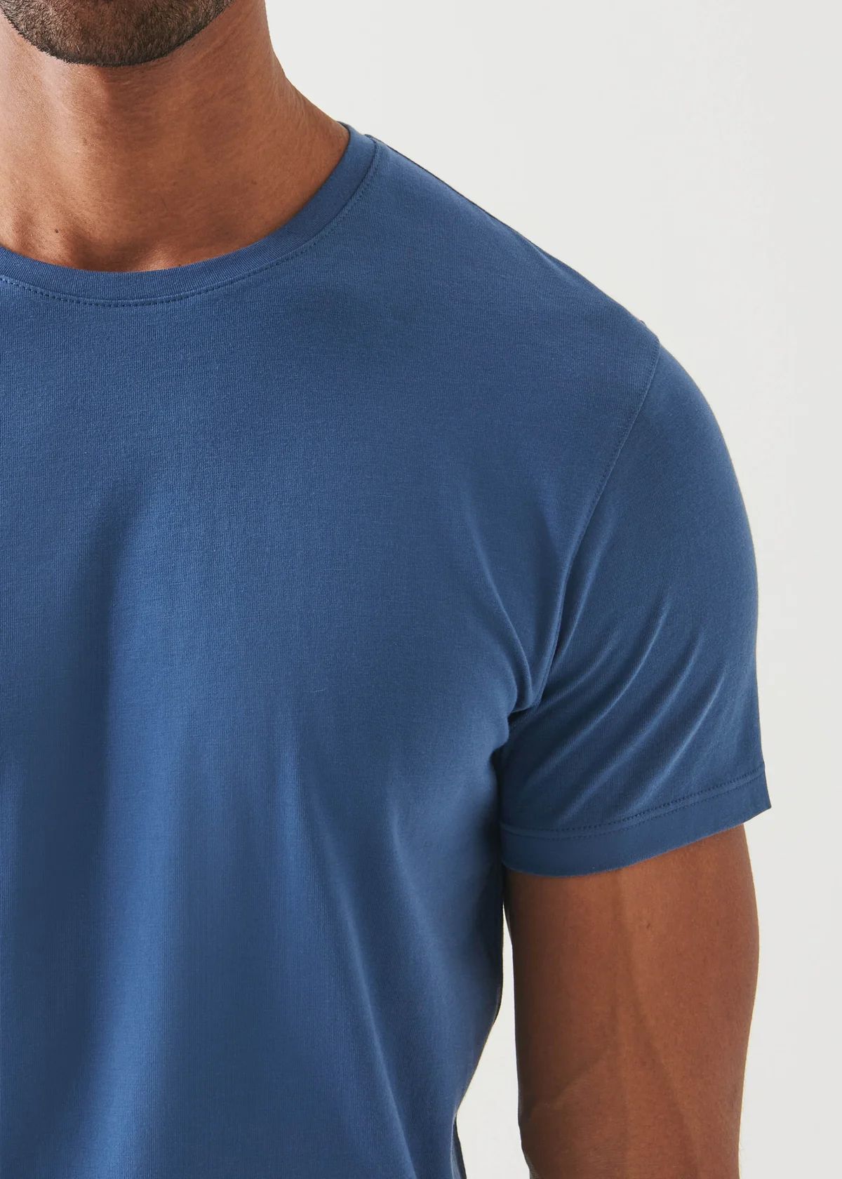 Iconic Pima Cotton Crew Neck in Indigo