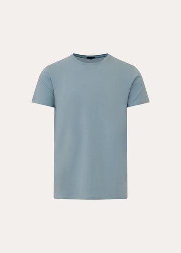 Iconic Pima Cotton Stretch T-Shirt in Van Gogh Blue