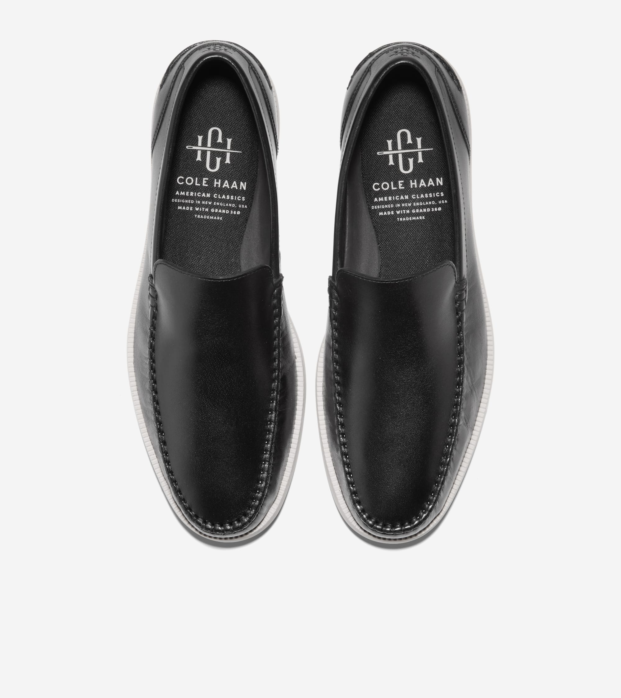American Classics Hampton Loafer in Black Ivory