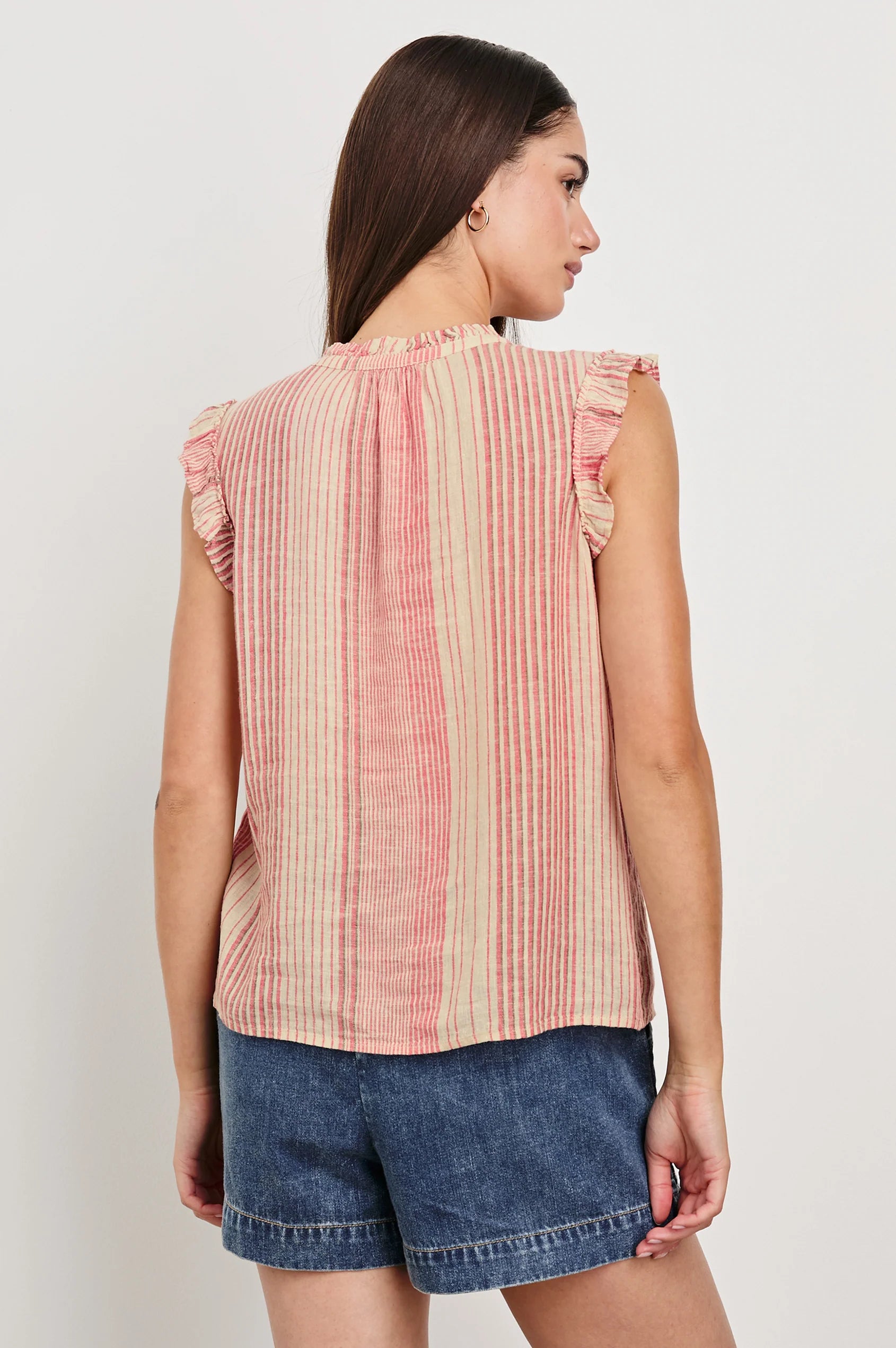 Arlene Top in Salerno Stripe