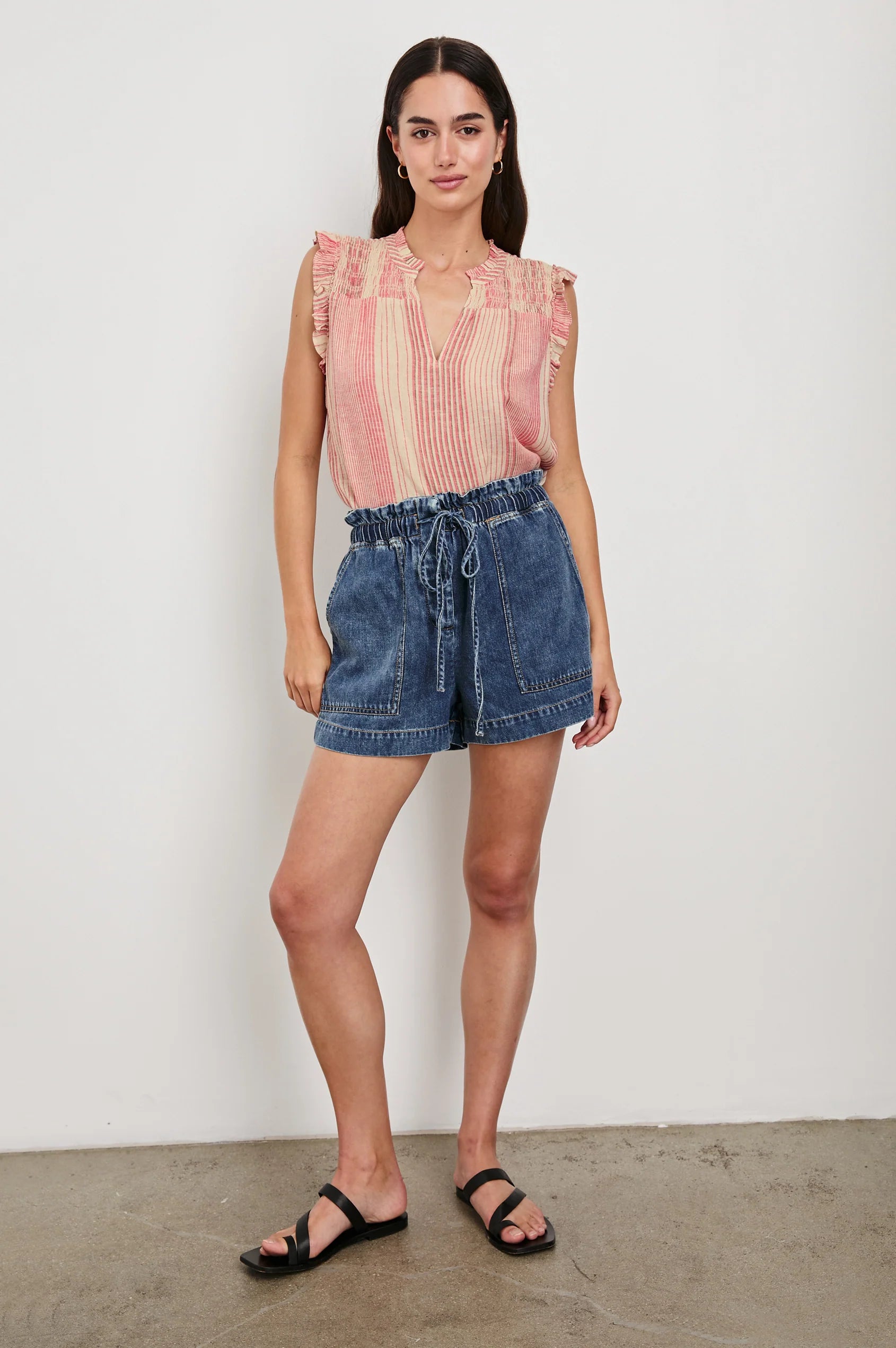 Arlene Top in Salerno Stripe