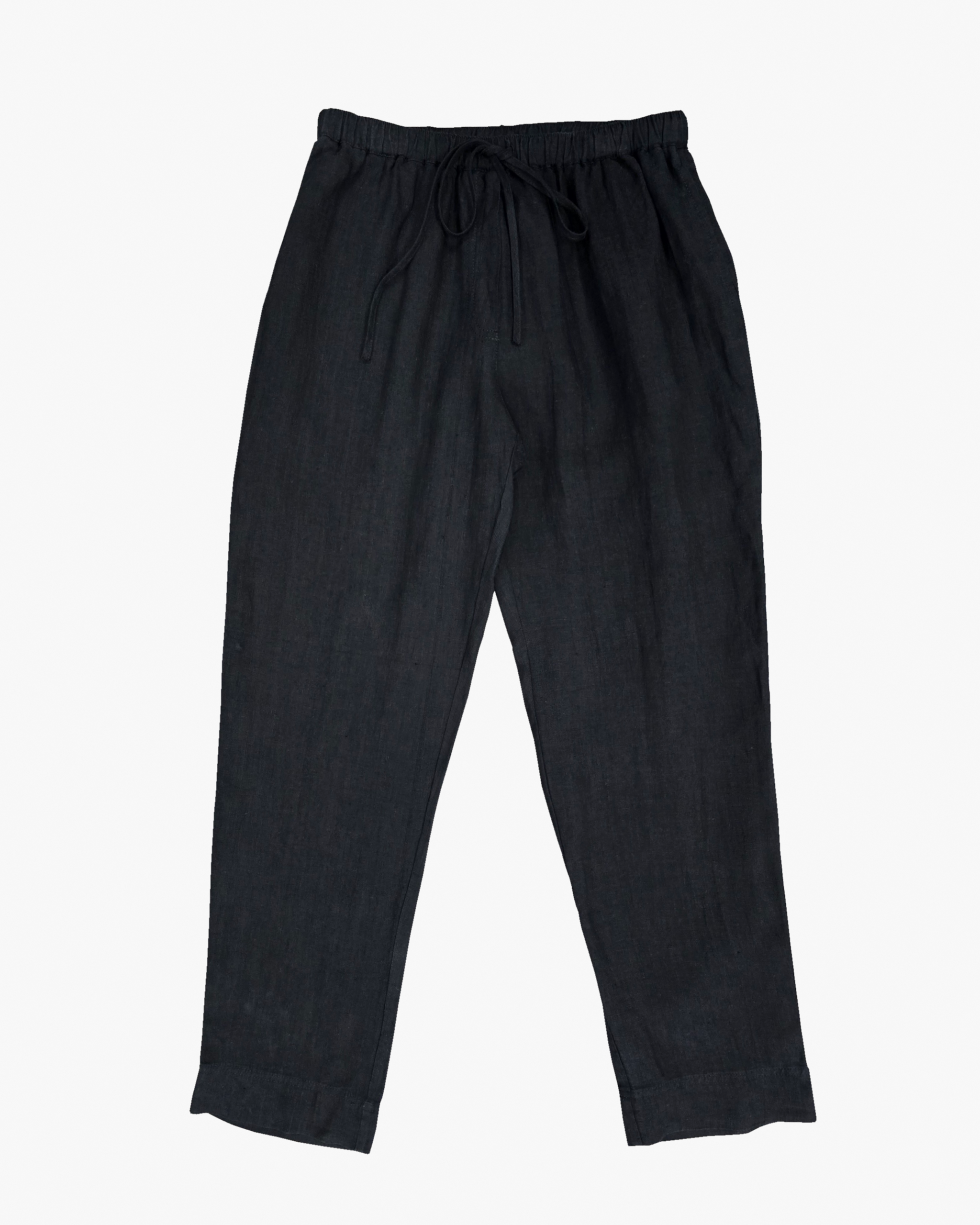 Allen Linen Pant in Black