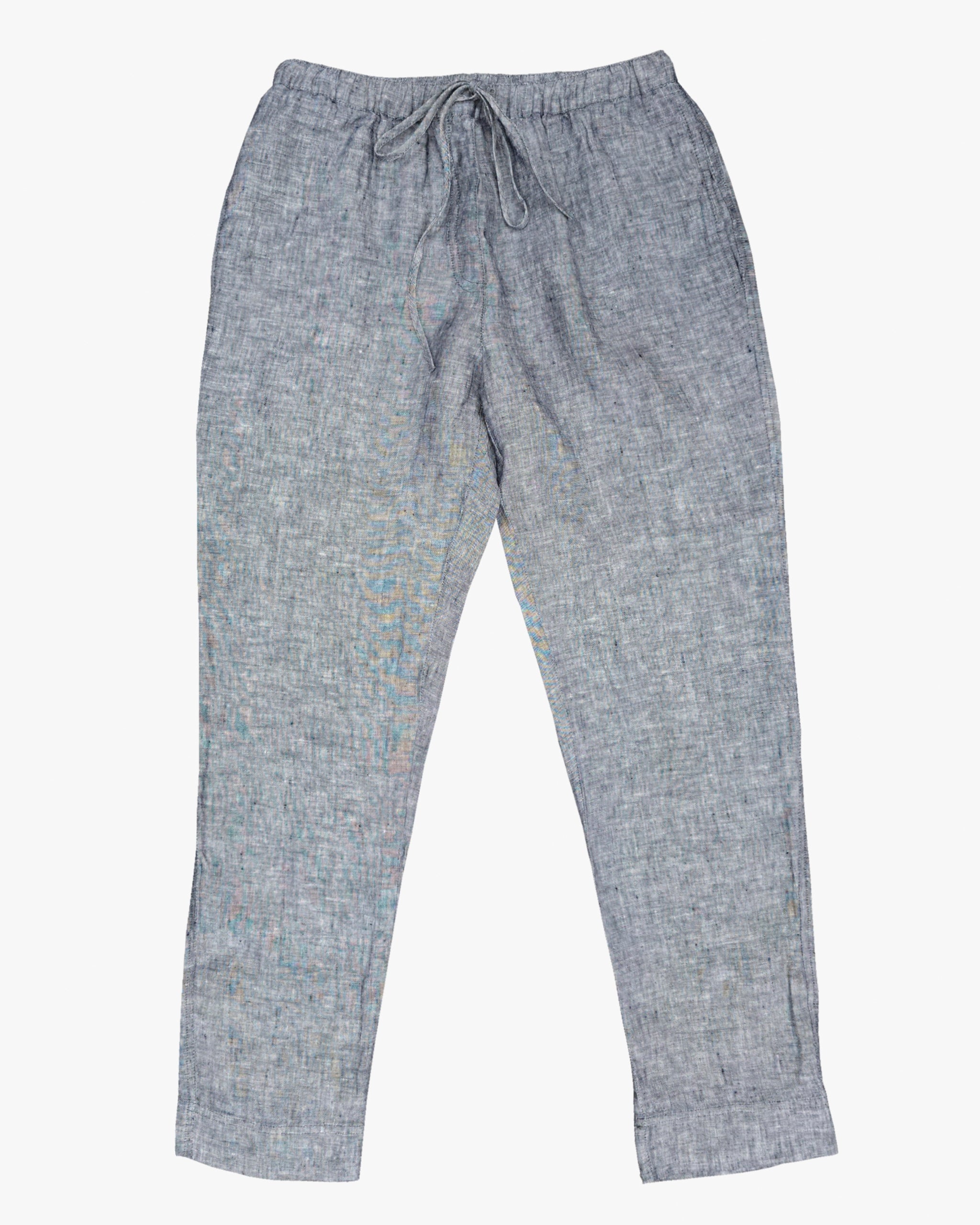 Allen Linen Pant in Chambray