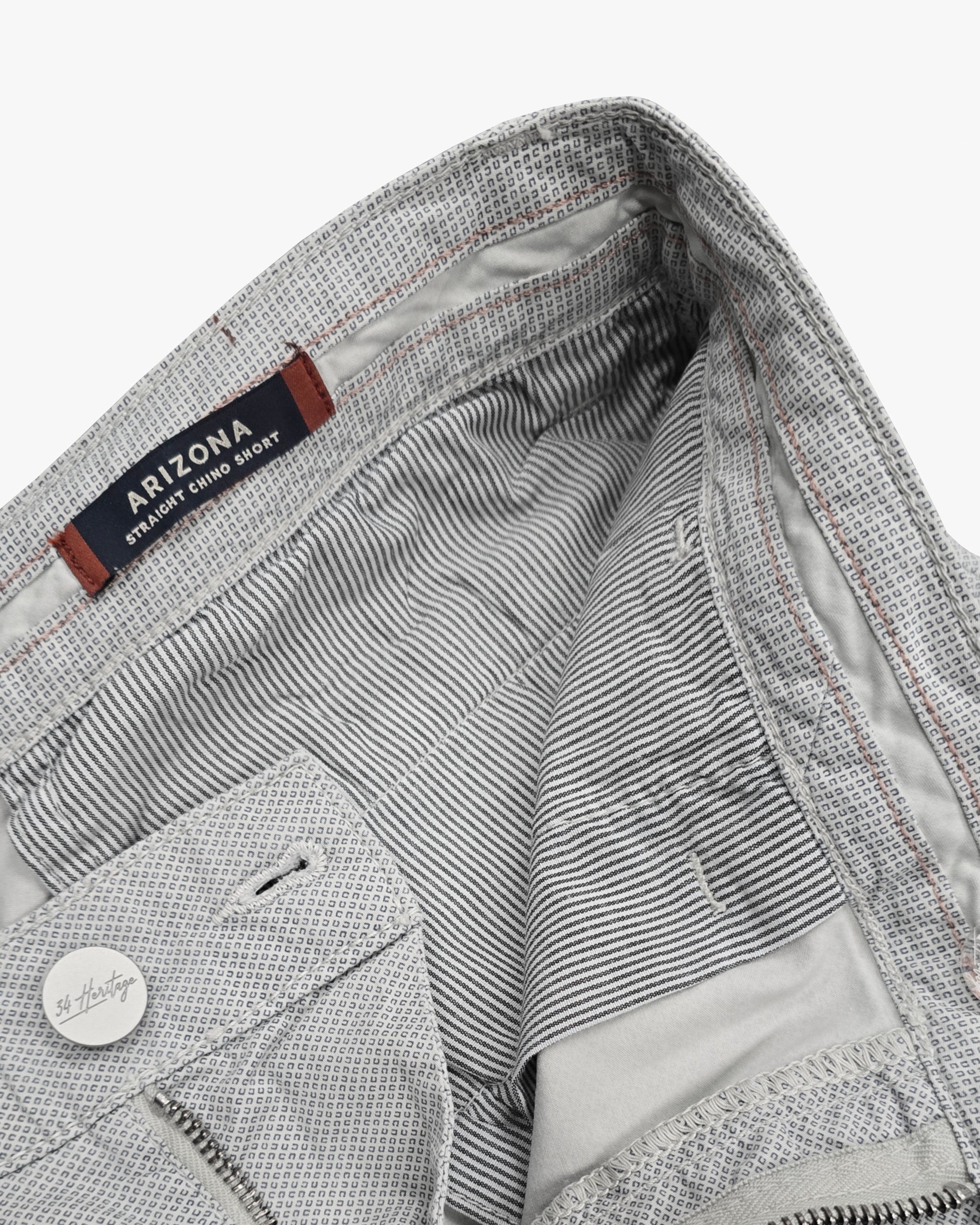 Arizona Short in Grey Tie Print