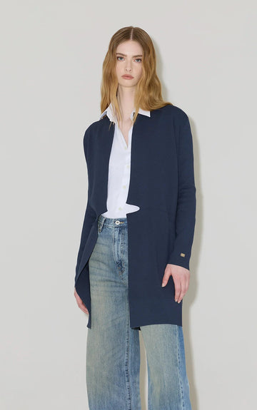 Benela Cardigan in Night Blue