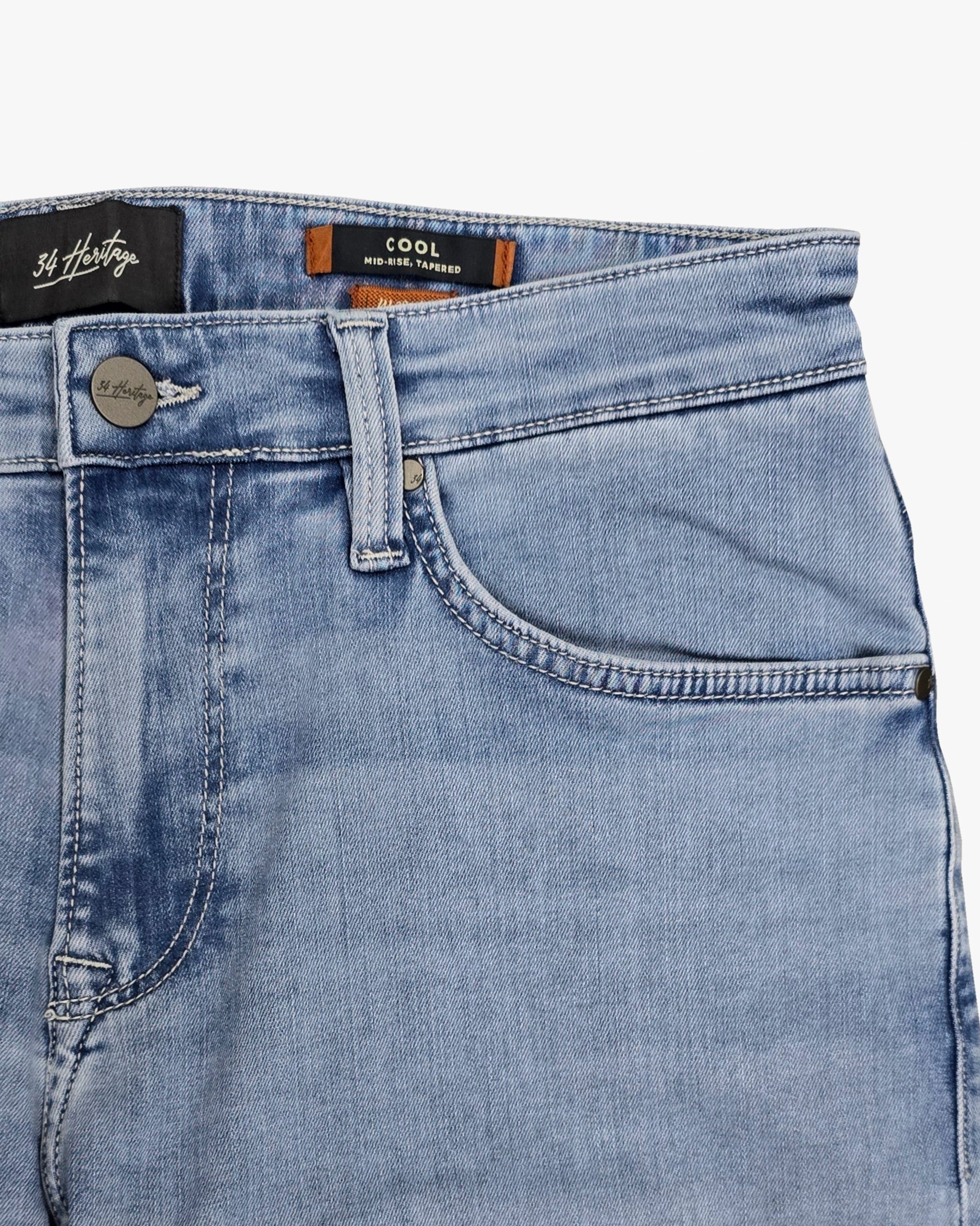 Cool Tapered Leg Jean in Bleach Refined